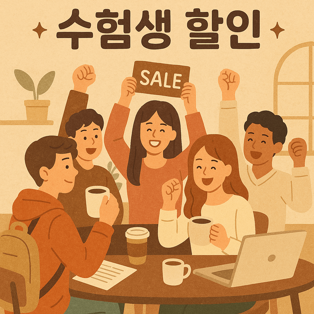 수험생 할인혜택