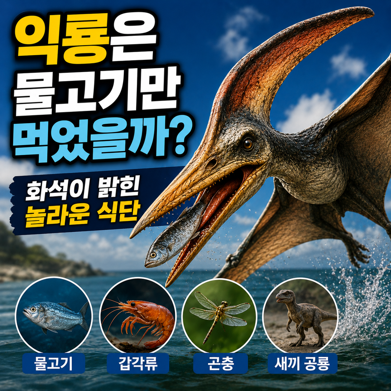 익룡은 물고기만 먹었을까