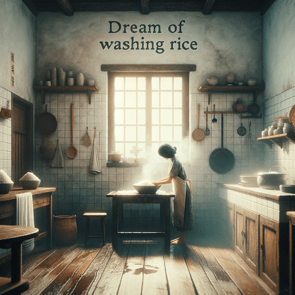 쌀 씻는 꿈 해몽 해석