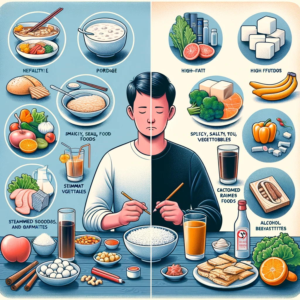 위염 환자 식습관