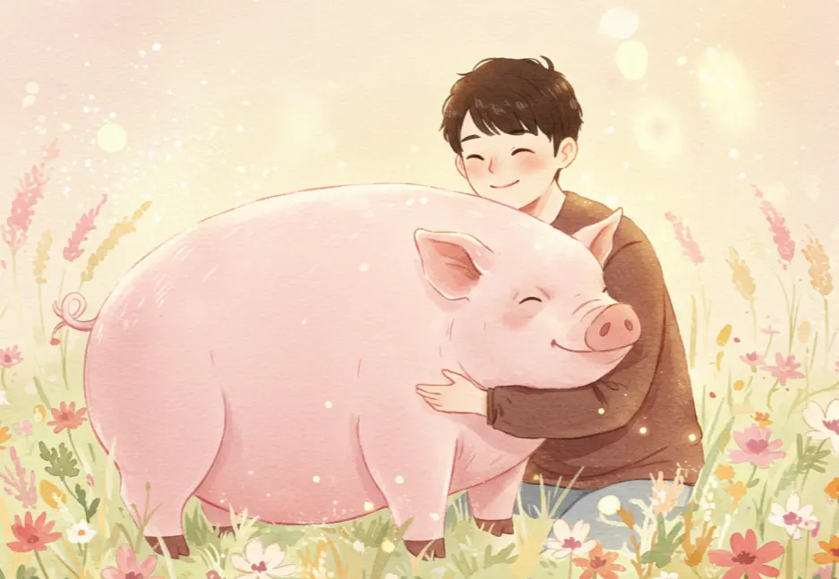 돼지를 안고 있는 꿈 해몽