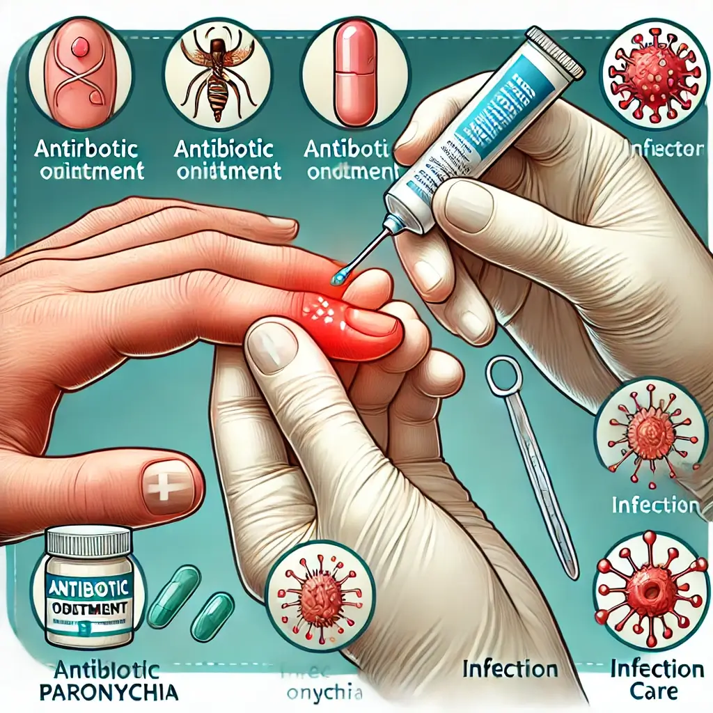 조갑주위염을 치료하는 방법