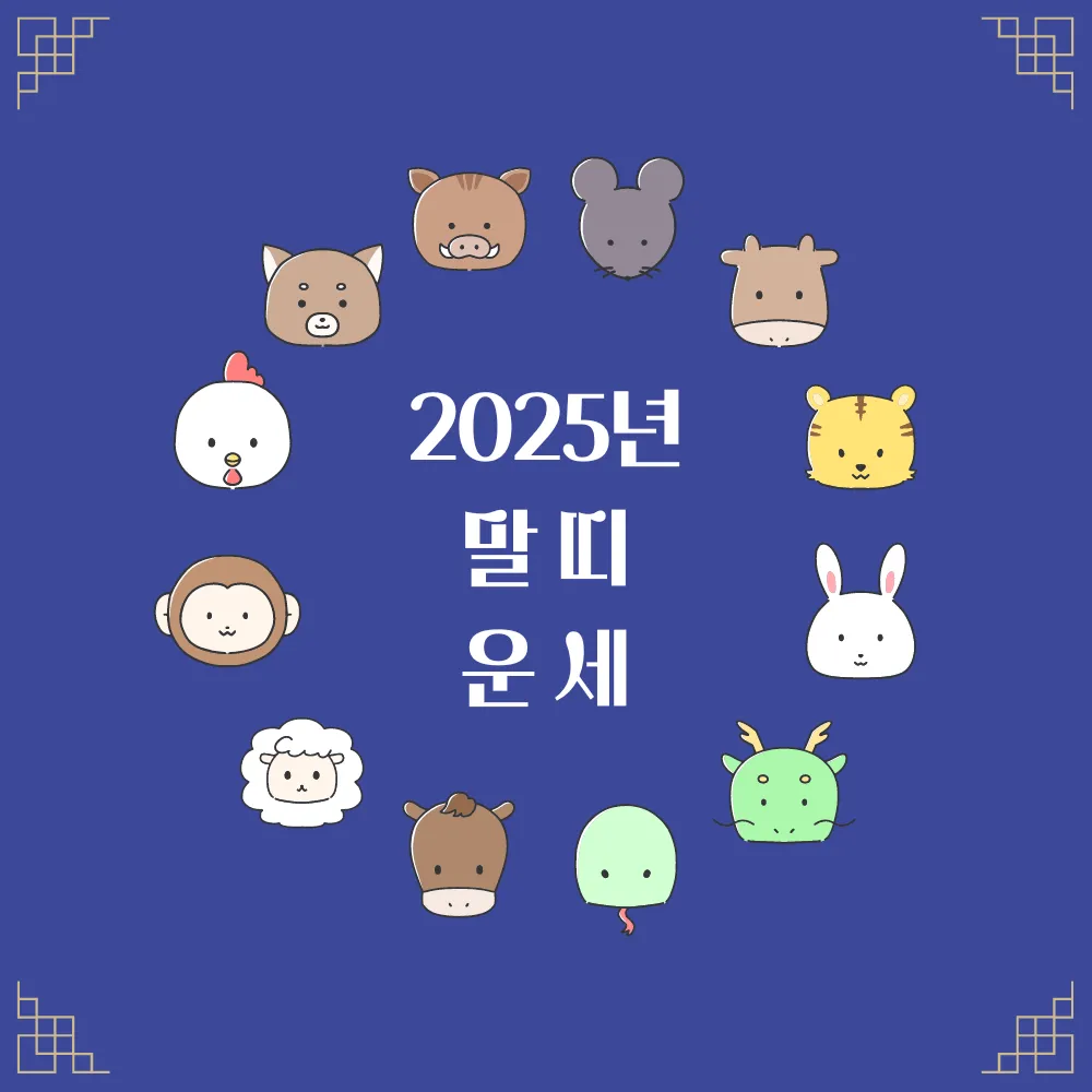 2025년 말띠 운세 썸네일