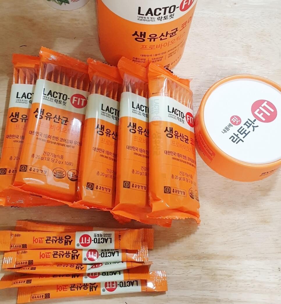 생유산균 코어 포장 사진