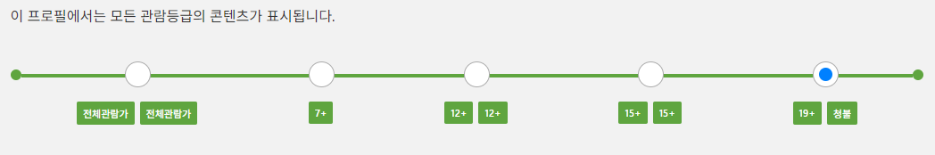 넷플릭스 관람등급 설정(PC)