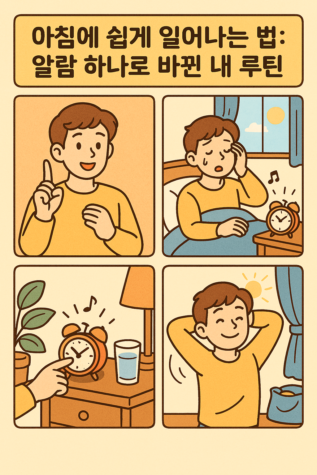 아침에 쉽게 일어나는 법
