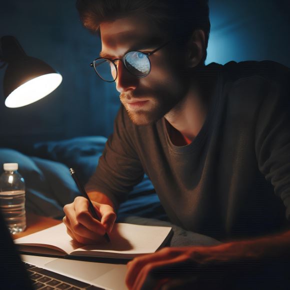 직장인 공부 모습