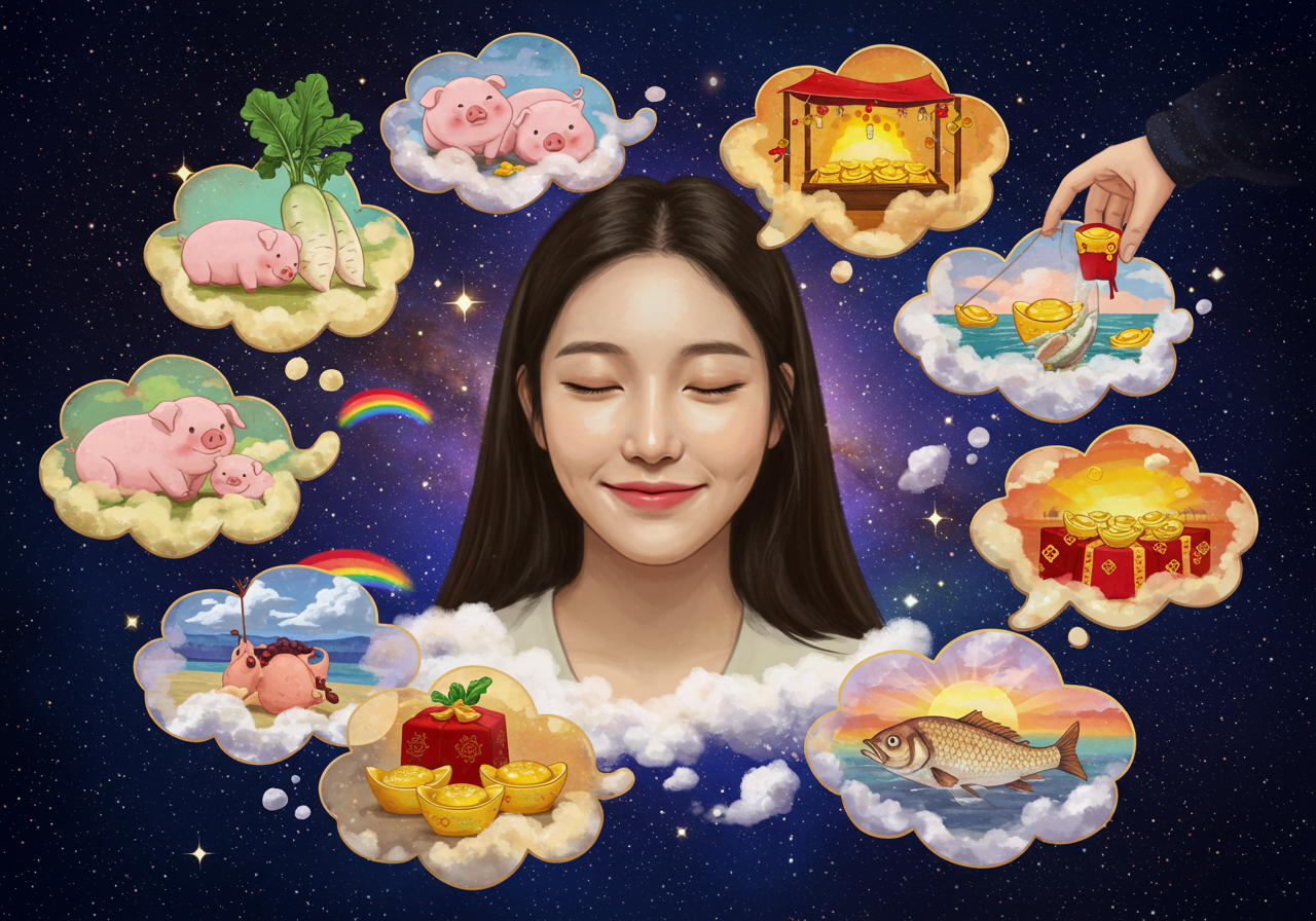 로또 되는 꿈 해몽 - 최고의 길몽 TOP 10