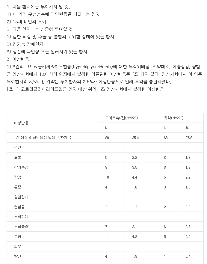 뉴마코연질캡슐-복용-주의사항