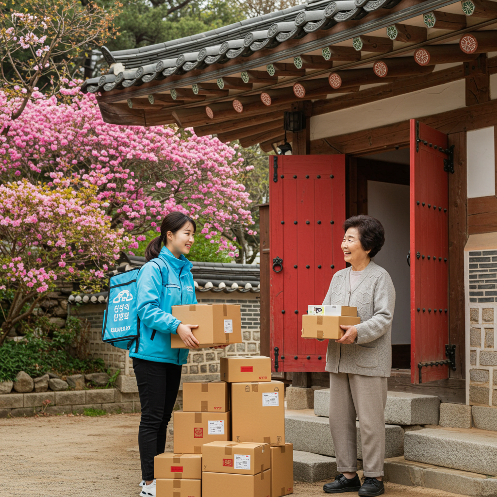 방문 택배 서비스