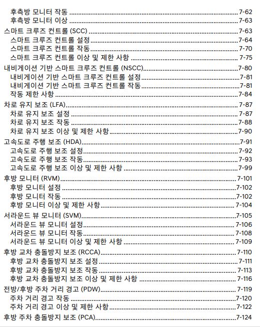 2024 GV70 사용설명서 - 운전자 보조 2