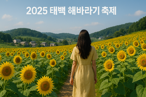 2025 태백 해바라기 축제 – 여름 꽃의 향연을 느끼다