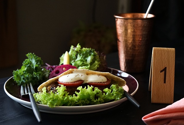 비건 버거 사진