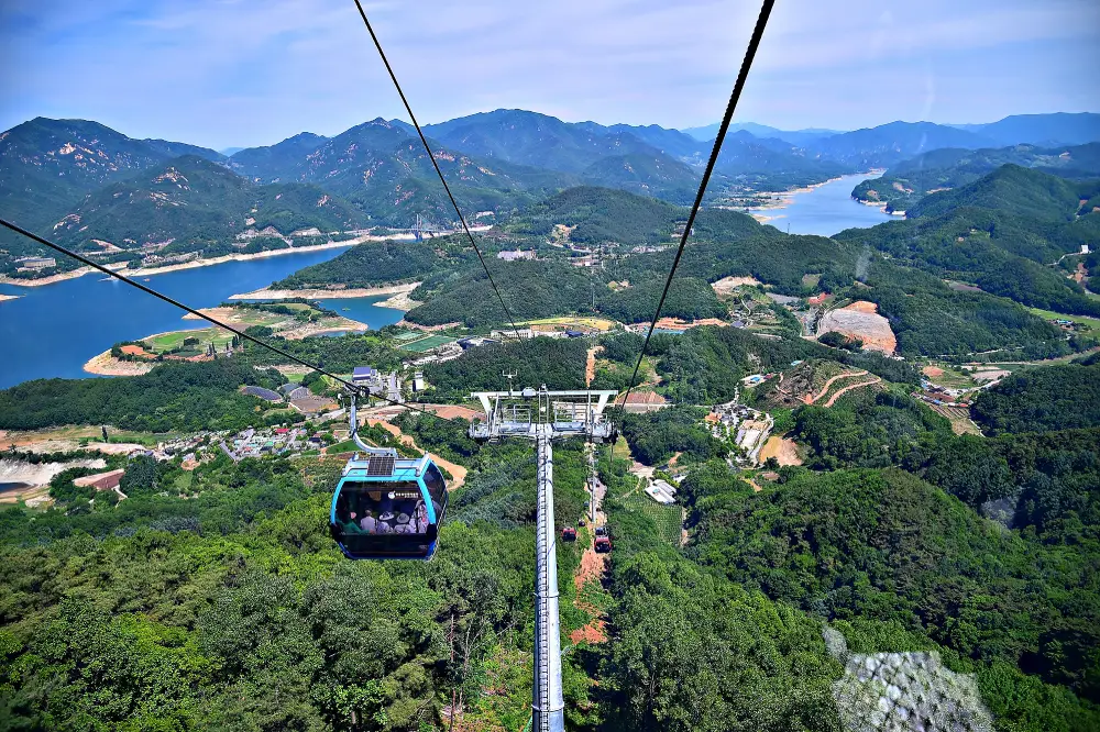 제천 청풍호반 케이블카