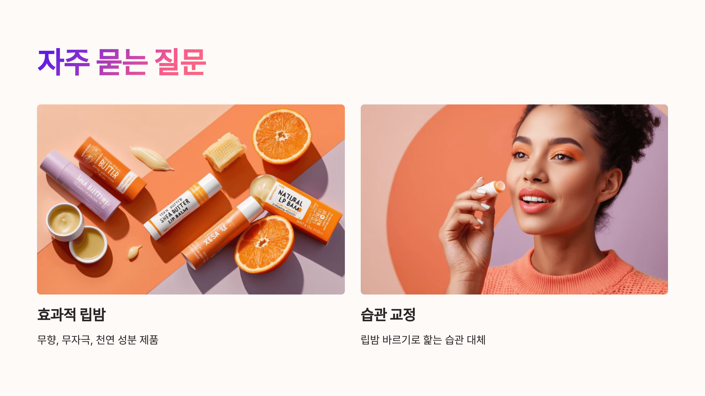 입술 사진입니다.