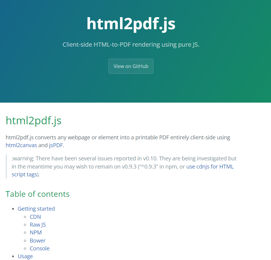 html2pdf