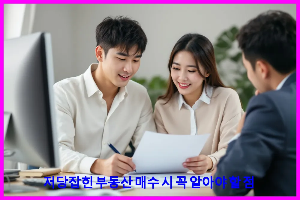 저당잡힌 부동산 매수 시 꼭 알아야 할 점