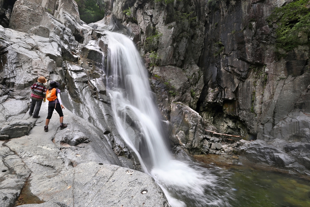 포항 내연산 연산폭포