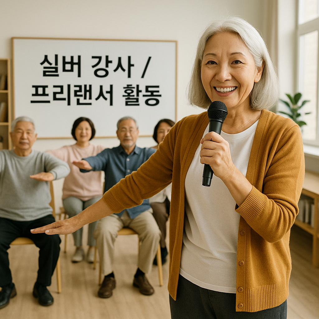 퇴직 전 자격증&middot;시니어서비스