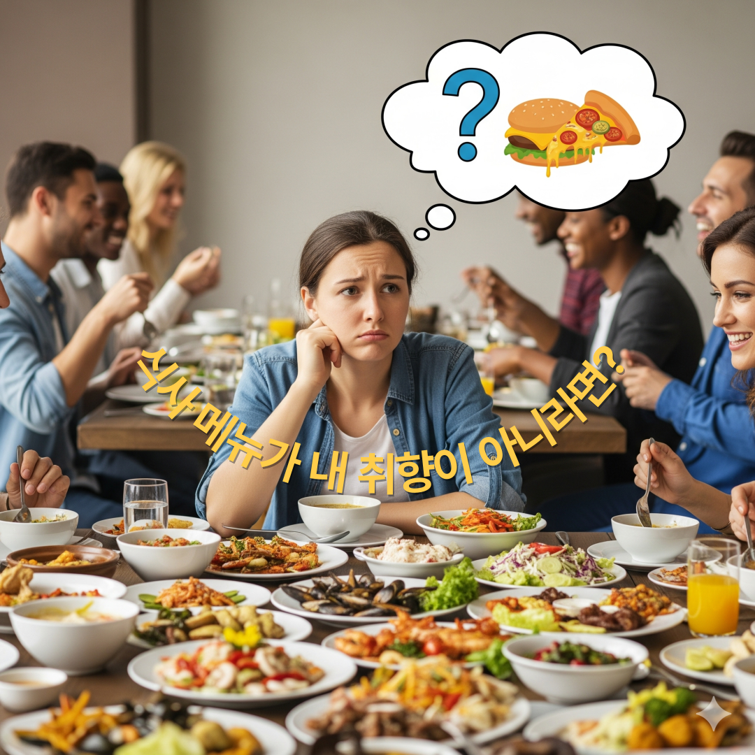 여행지나 모임에서 식사 메뉴가 취향에 안 맞을 때, 현명하게 대처하는 법