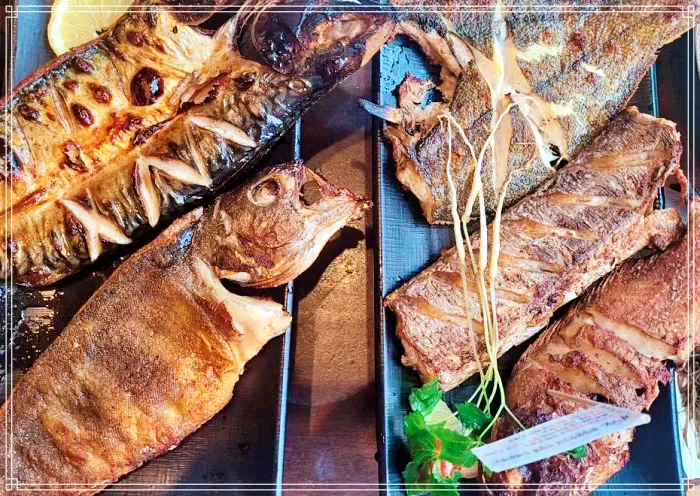 부천, 상동 맛집 470도 대형 화덕 5종 생선 구이, 묵은지 짜글이 전골