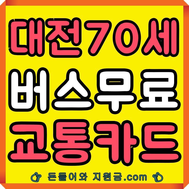 대전어르신무임교통카드