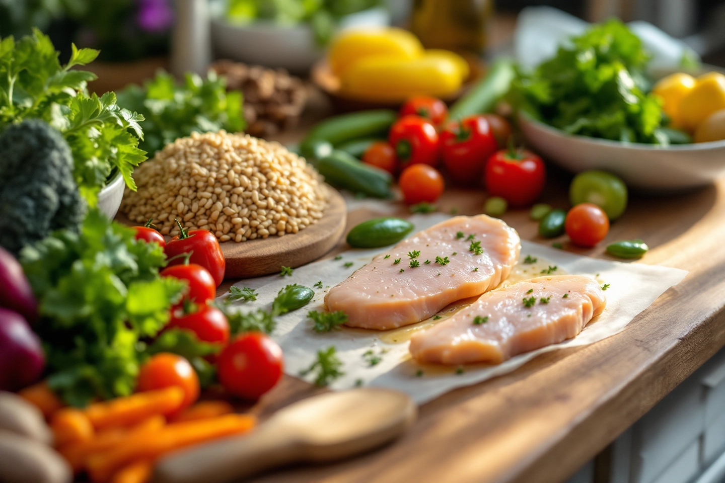 기름기없는음식