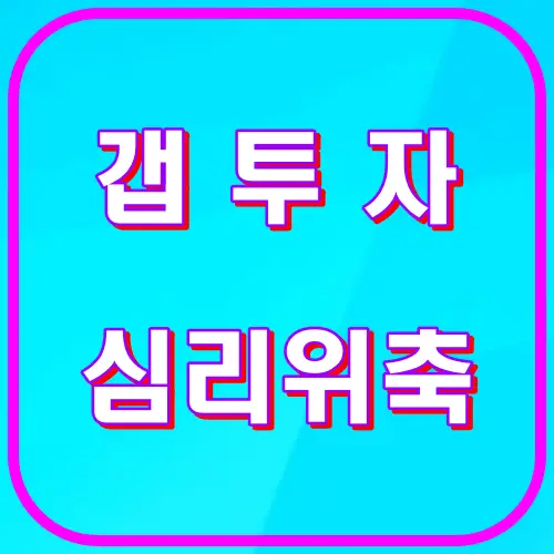 갭투자 심리위축