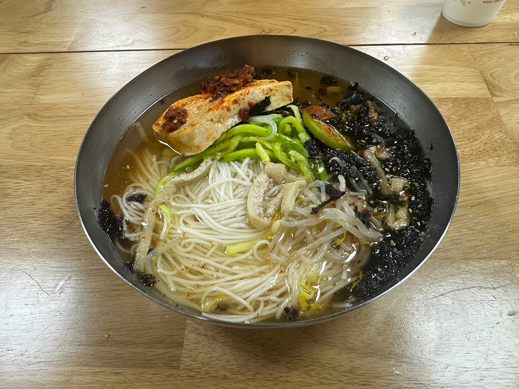 낙산사-절밥-수요일은-국수데이라-국수가나왔ㄷ다