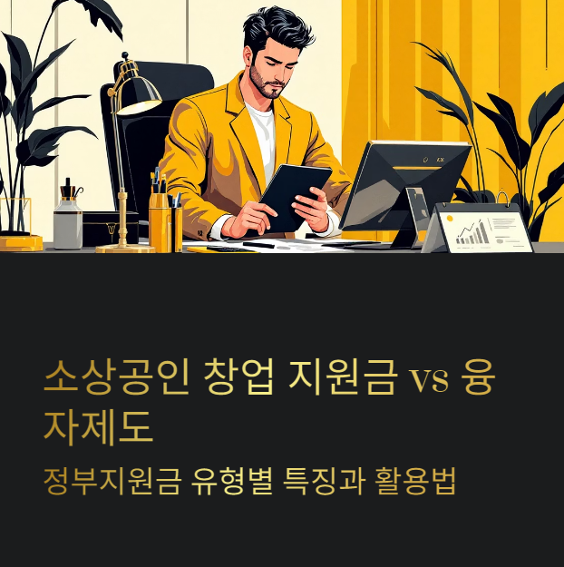 소상공인의 창업 지원금과 융자제도의 차이를 알아보는 정보