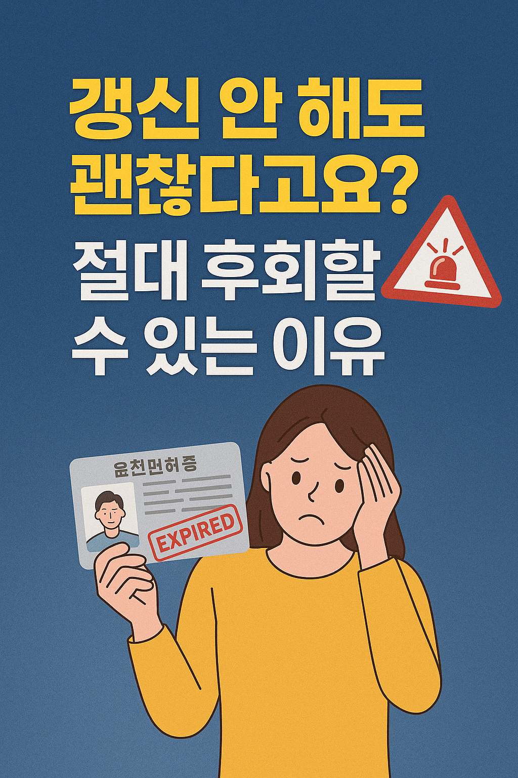 갱신 안 해도 괜찮다고요?