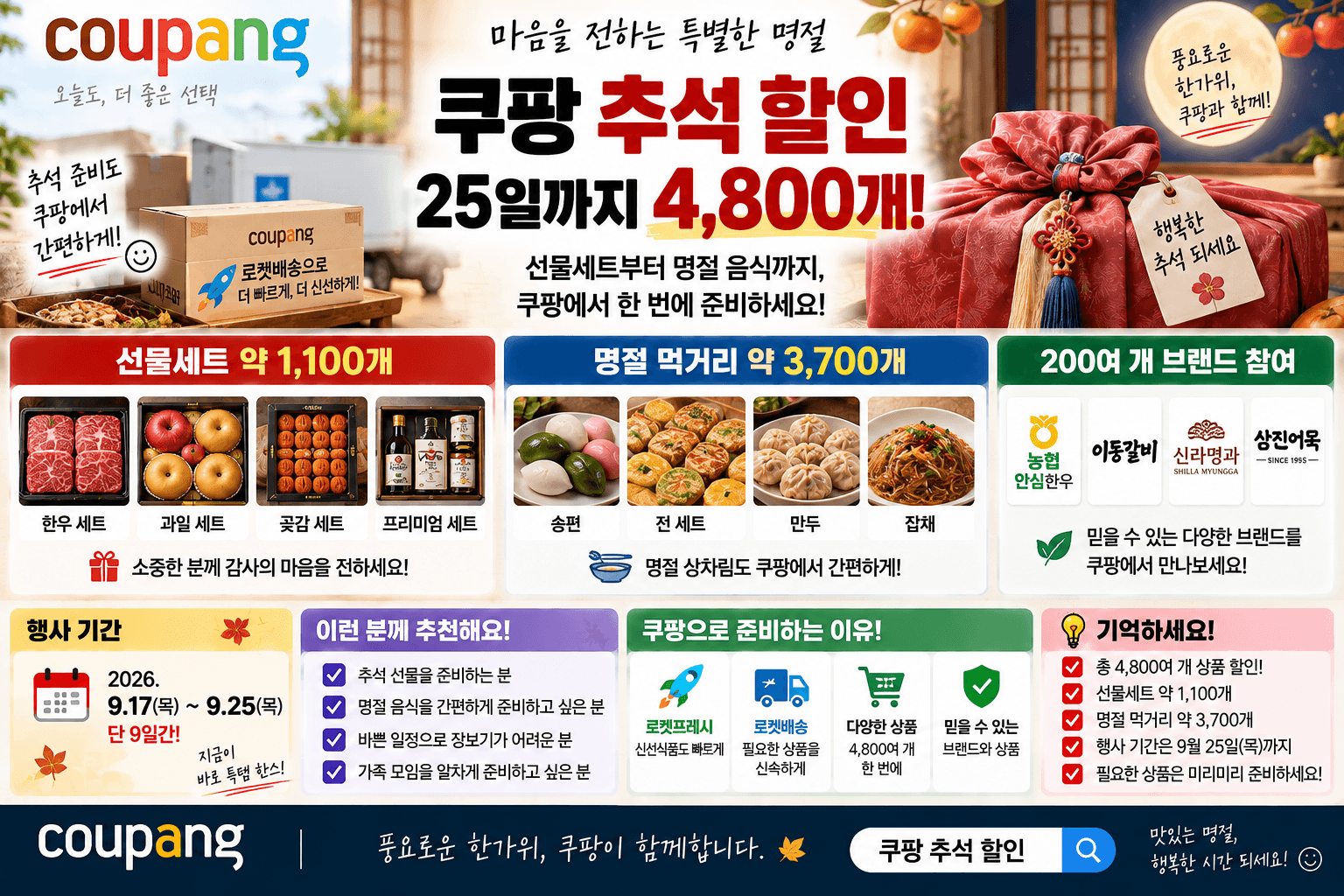 쿠팡 추석 할인