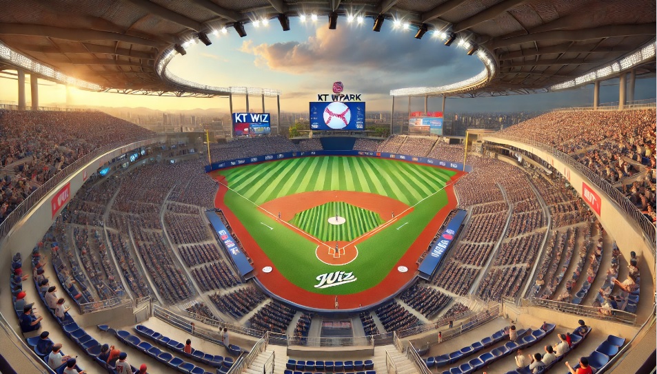 KT위즈의 홈구장을 표현한 이미지
