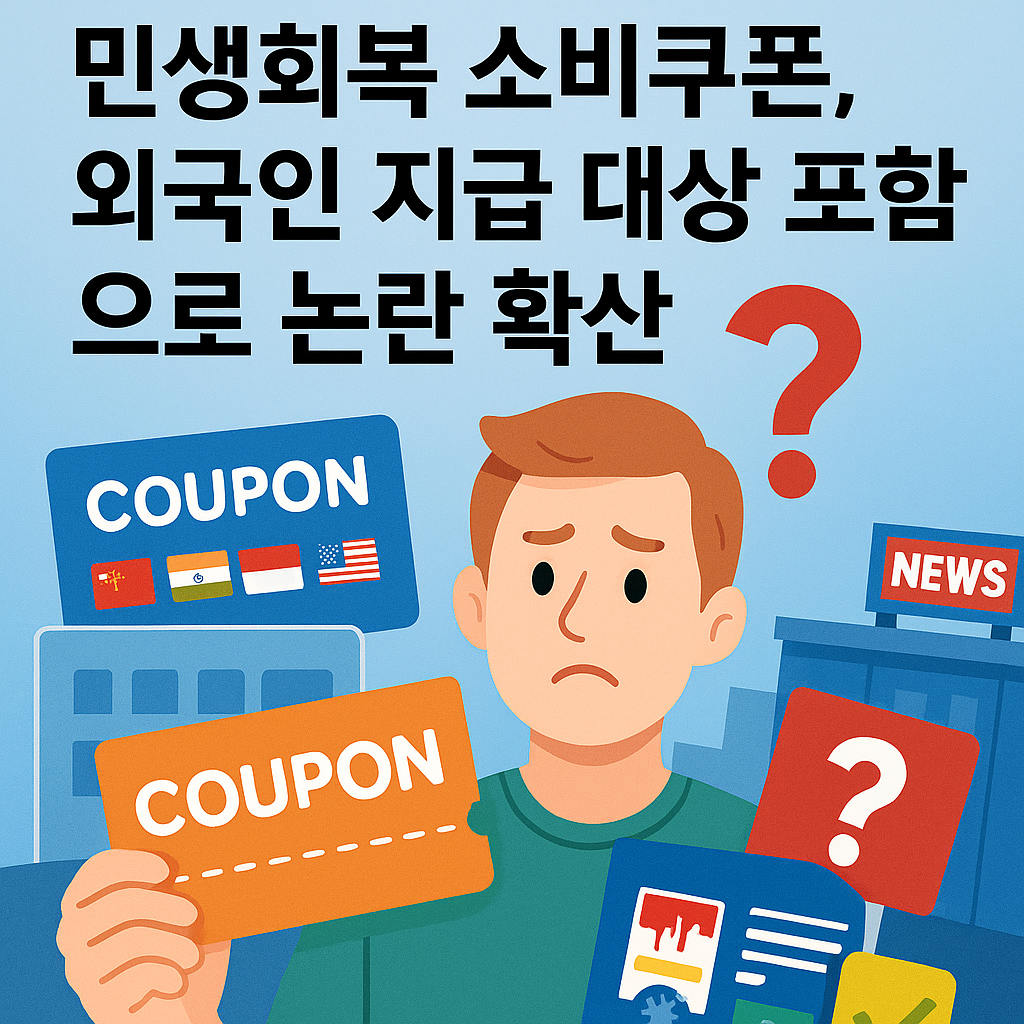 외국인 지급 대상 포함으로 논란 확산