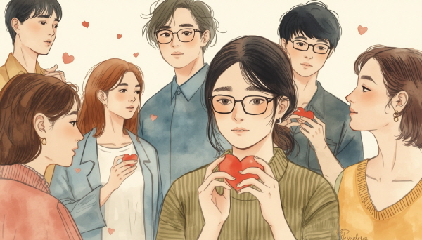 INFP는 마음으로 세상을 살아가는 사람들입니다. 겉으로는 조용해 보일 수 있습니다. 말수가 많지 않을 수도 있고, 자신의 이야기를 쉽게 꺼내지 않을 수도 있습니다. 하지만 그들의 내면에는 누구보다 풍부한 감정과 깊은 생각이 존재합니다. 작은 말 한마디에도 의미를 발견하고, 사소한 장면에서도 감동을 느끼며, 사람의 진심을 소중하게 여깁니다. 그래서 INFP는 종종 현실보다 마음의 세계를 더 중요하게 생각하는 사람처럼 보이기도 합니다. 하지만 바로 그 섬세함 때문에 절망도 깊게 경험합니다에 관한 그림입니다.