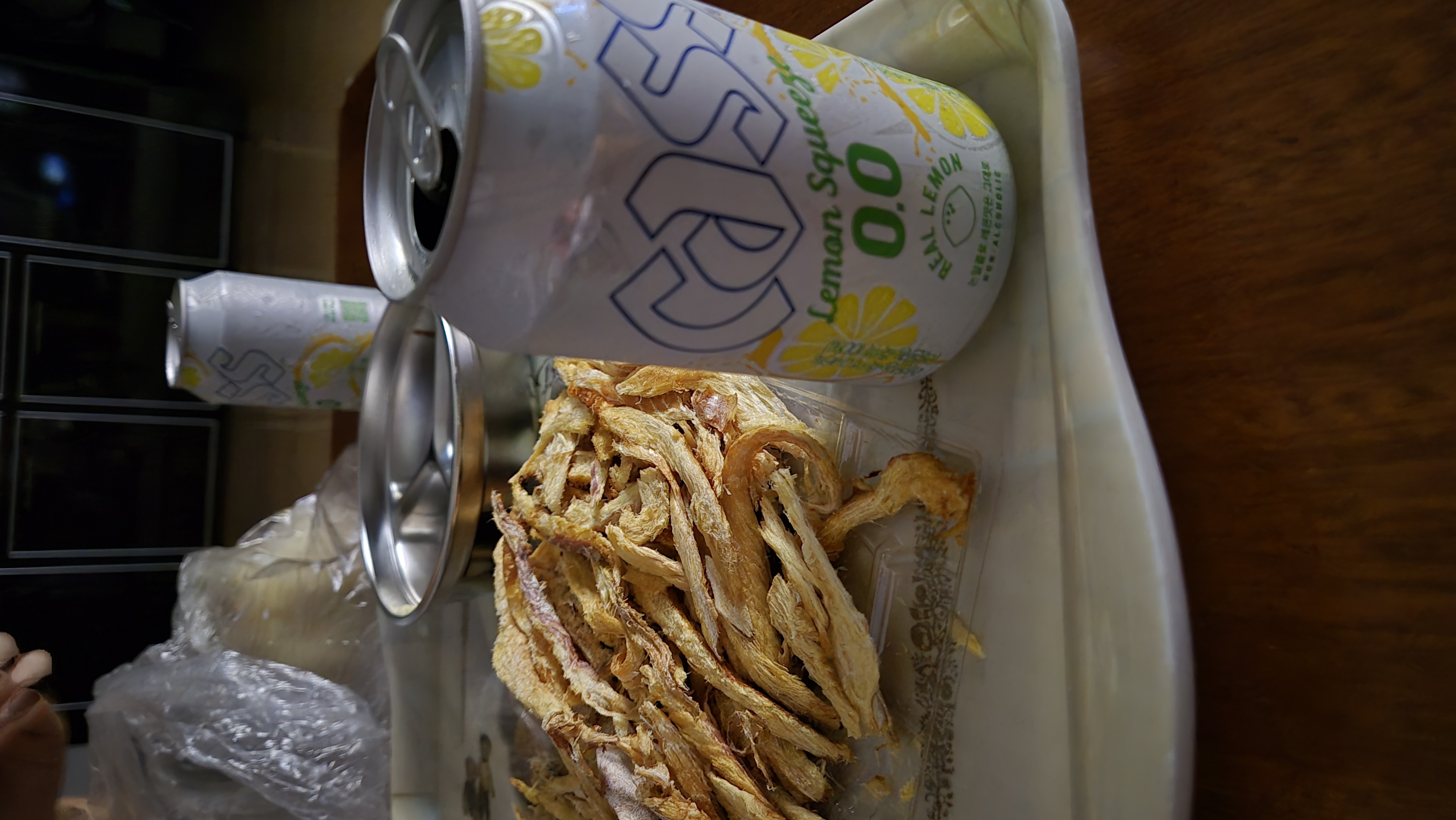 트레이더스 먹태구이와 카스레몬과 한잔