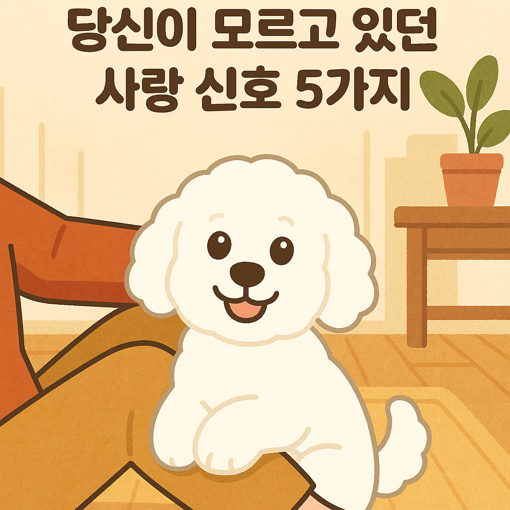 강아지 애정표현 방식