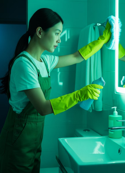 화장실 청소