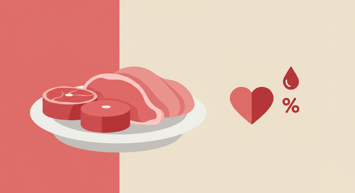 고지혈증 식품 비교 (등푸른 생선 vs 육류)