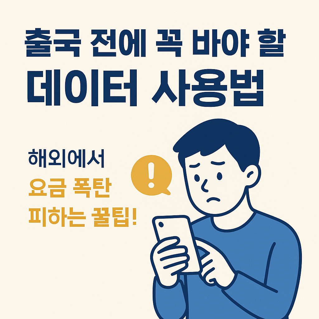 해외여행에서 로밍 요금 폭탄을 피하려면 eSIM이나 유심 요금 비교는 필수입니다.