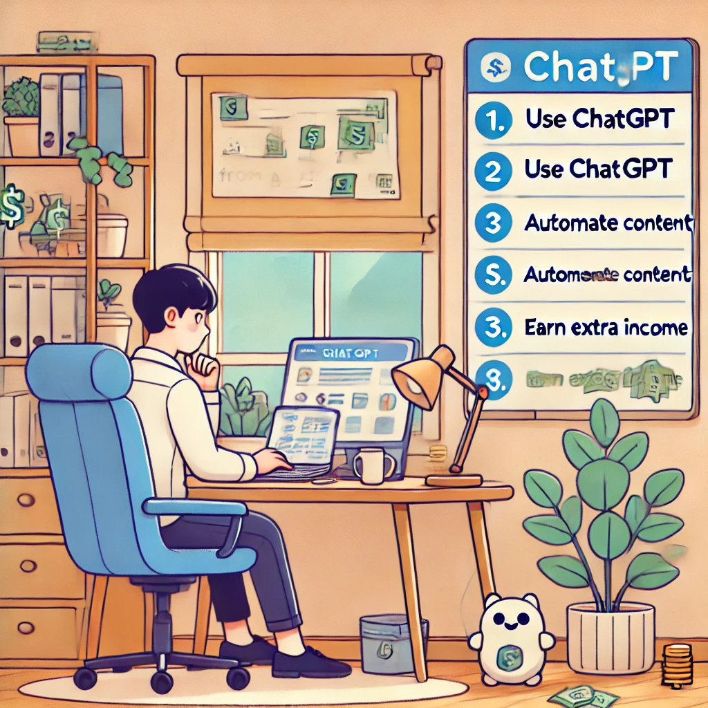 직장인을 위한 챗GPT 사이드잡 관련 이미지