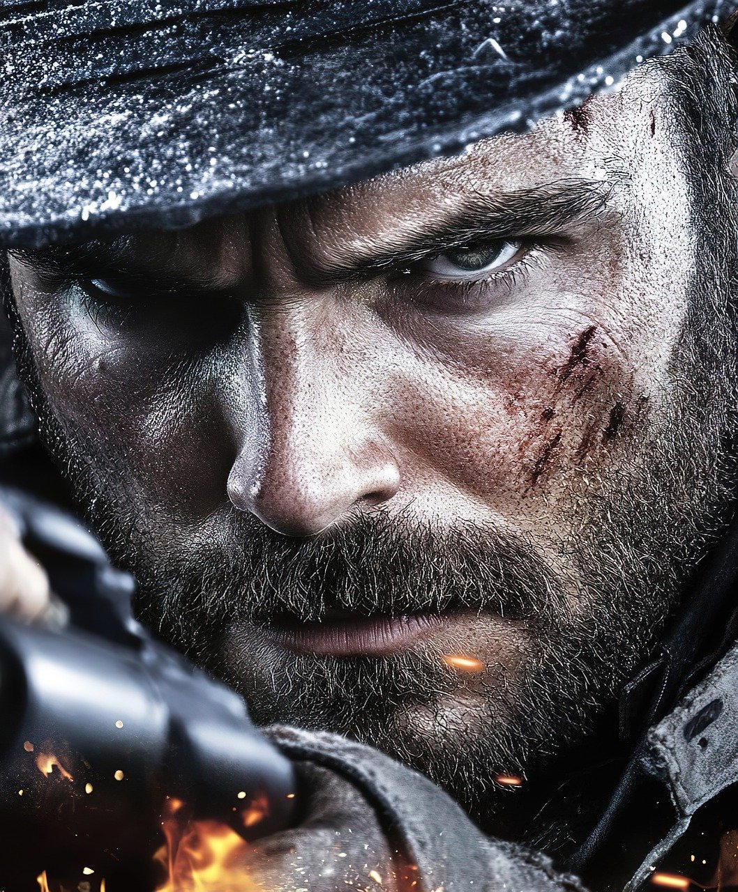 남성의 강렬함과 액션의 연관성의 사진