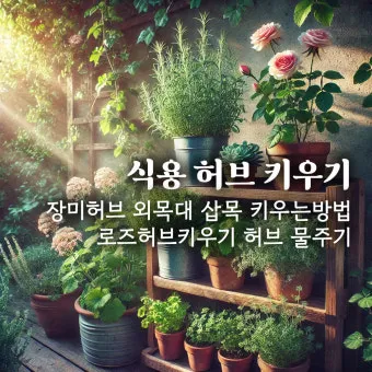 실내허브 키우기 물주기 광량관리 병해충예방 주방에서도 손쉽게_7