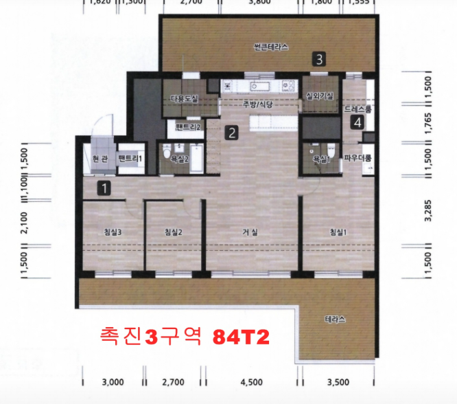 촉진3구역 평면도