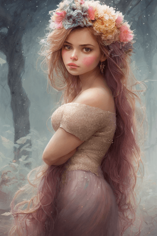 Playground AI로 생성한 그림(2) - 장엄한 여성