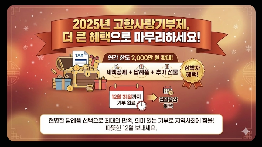 고향사랑기부제 답례품추천 기부방법 신청절차