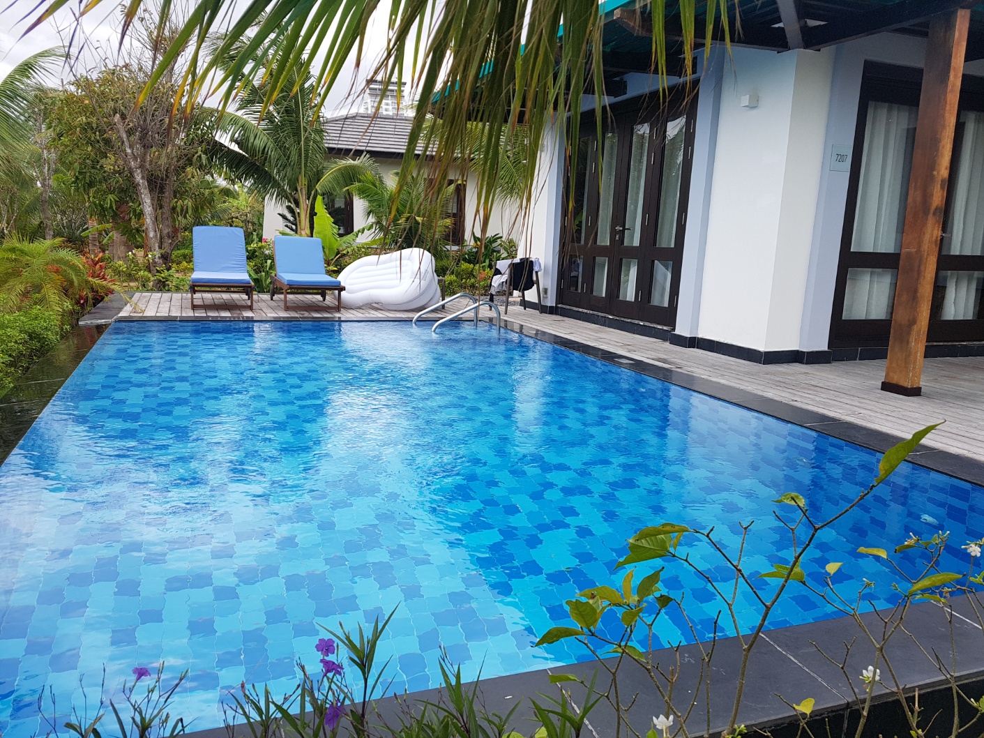 베트남 나트랑 독채 풀빌라 듀옌 하 리조트 깜라인 풀빌라 전경