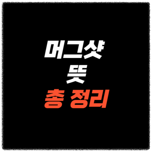 머그샷 뜻