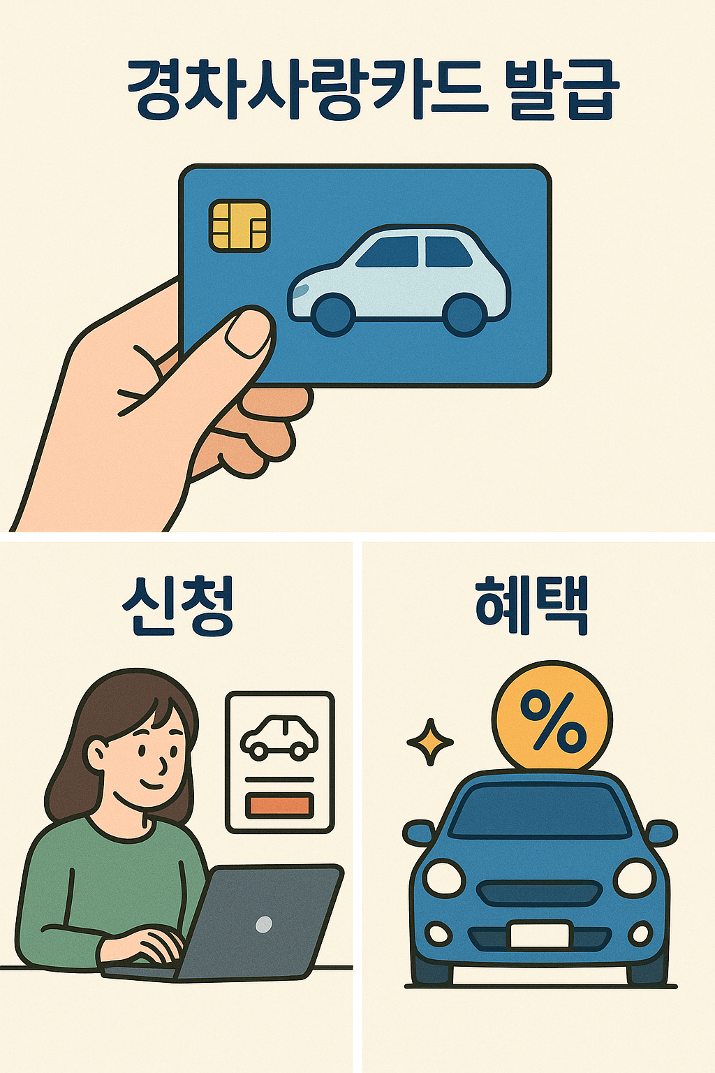경차사랑카드 발급, 신청, 혜택 정보 썸네일