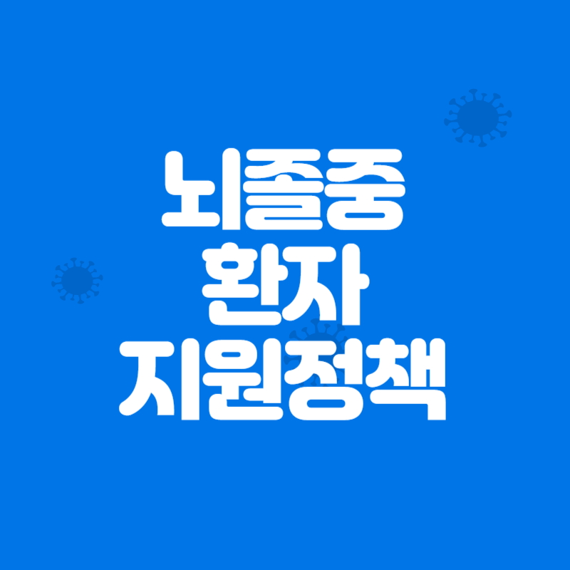 뇌졸중 환자 지원